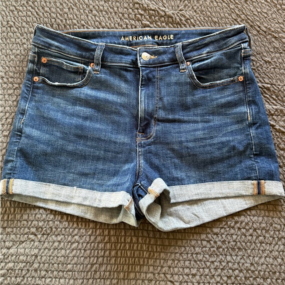 American Eagle Outfitters Women's Blue Denim Shorts